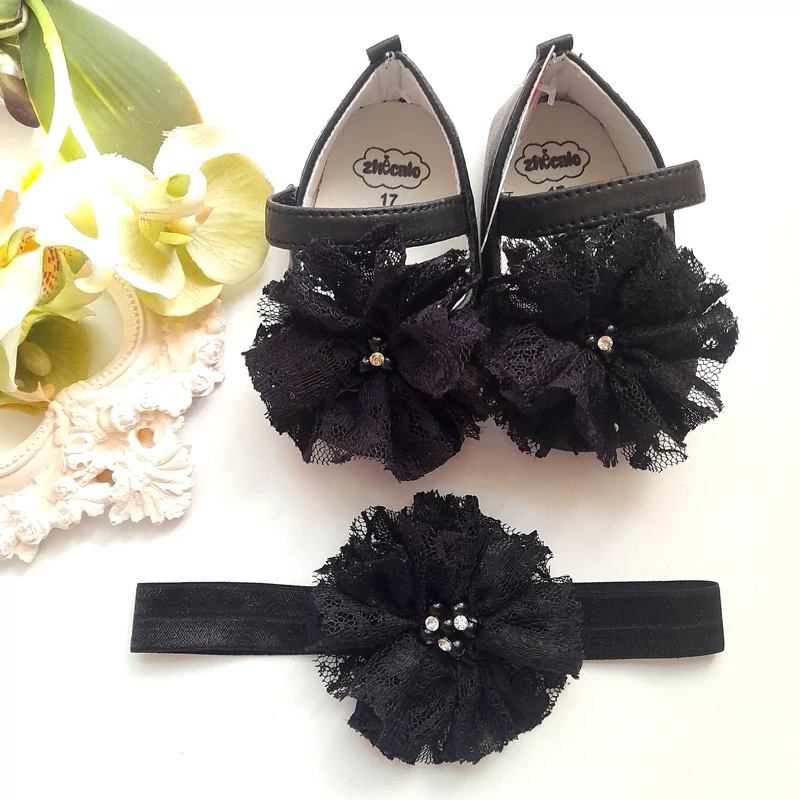 کفش چرمی نوزاد مشکی از برند ژیکالو بسیار زیبا