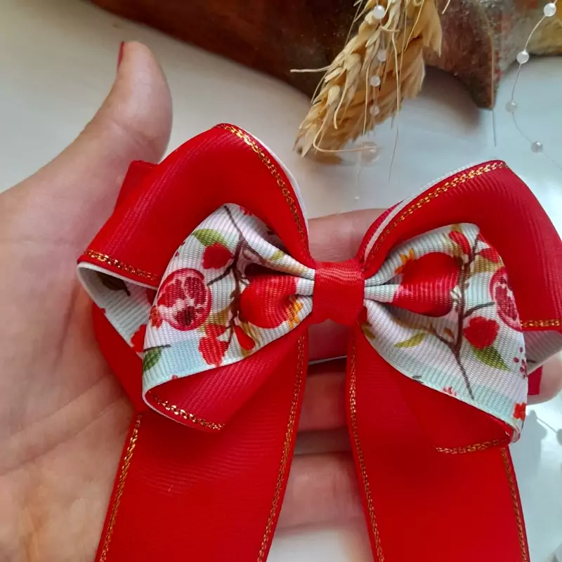 گیره انبری  یلدایی پاپیونی زیبا و مقاوم